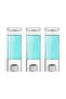 Wall Mounted Manual Liquid Soap Dispenser 3 Pcs Adhesive and Screw-On Non-Spill Soap Dispenser 350 ml V-1 - 2