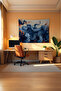 Foggy Waves Horizontal Anime Wall Covering – Large Size Tapestry Room Decor High-Definition Printing - 4