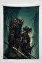 Witcher Themed Anime Wall Cloth – Large Size Tapestry Room Decor High-Definition Printing
