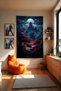 Dark Town Wall Covering – Large Size Tapestry Wall Rug Sq, Game Anime Movie Room Decor - 4