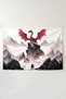 Dragon Slayer Horizontal Wall Covering – Large Size Tapestry Wall Rug Sq, Game Anime Movie Room Decor