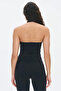 Black Halter Neck Women's Tank Top Mg2680 - 2