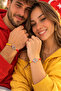 Yellow Red Moon Star Fan Bracelet - 6