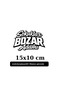 Stickerplanet81 Streets of Bozar Man Written Auto Glass & Motorcycle Warehouse Sticker 15X10 cm - 2
