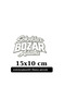 Stickerplanet81 Streets of Bozar Man Written Auto Glass & Motorcycle Warehouse Sticker 15X10 cm - 2