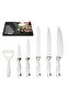 6-Piece Ultra Sharp Kitchen Knife Set, Non-Stick Rust-Proof Stainless Steel Chef Knives
