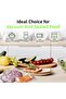 6-in-1 Vacuum Sealer with LED Display, Automatic Food Sealer for Dry & Moist Food - 2
