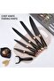 6-Piece Ultra Sharp Kitchen Knife Set, Non-Stick Rust-Proof Stainless Steel Chef Knives