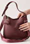 Original Large Size Soft Leather-Look Large Volume Women's Sleeve Bag Si 7023 - 2