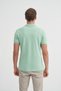 46130 Polo Pıke Tshirt Men's Polo Collar Water Green T-Shirt - 3