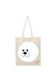 Tote Bag - Mochi Dog Printed Stylish Carry-All Cotton Tote Set of 01