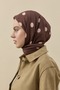 وشاح لينا بنمط البولكا دوت - 2