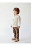 Lcw Baby Ecru Dobby Baby Boy Set