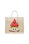 Tote Bag - Summer Watermelon Slice Printed Stylish Carry-All Cotton Tote Set of 01