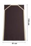 Bag Piece Prayer Mat - Foldable Travel Prayer Mat with Zipper for Carrying - Brown - 7