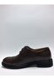 Genuine De Leather Brown Light Sole Classic Summer Men's Shoes with Heels - 3