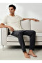 Men Cotton Henley Neck Nightwear Set - 2