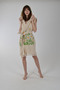 Hooded Vest Cotton Daisy Pattern Belted 1 Piece Unisex Muslin Fabric Multi-Purpose Bathrobe - 2