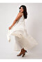 Sleeveless Tiered Maxi Night Gown - 2