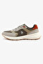 Men's Khaki Low-Top Canvas Sneakers - Iconic Branding for a Clean Look - 2