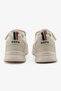 Kids Beige Low-Top Casual Sneakers with Velcro Strap - Sleek Everyday Style and Comfort - 3