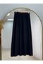 Eser Beli Tunnel Cover Pocketed Zippered Skirt Suit-Mf596 Black - 7