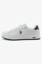 Men's White Sneakers - Classic Design with White Accents, Comfortable Casual Shoes for Everyday - 2