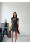 Women's Black Polka Dot Dress