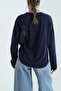 Women's Crew Neck Long Sleeve Modal Tunic - 4