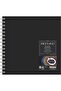 Black Drawing Book Murillo Nero 190Gr 15X15Cm Squared 40 Pages