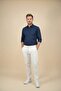New Season Herringbone Men's Linen Trousers