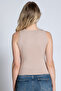 6527 Modal Ribbed Knit Women Cropped - 4