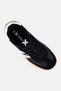 Kids Girl Brand Logo Lace Up Casual Shoes, Black - 2