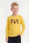 Round Neck Long Sleeve Boys' Sweatshirt with Print Detail - 2