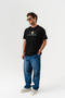 Flower Crew Neck Oversized T-Shirt - 6