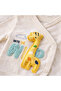 Nz Serde Giraffe Embossed 100% Cotton 5-Pack Hospital Release Baby Boy - 5