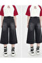 Washable Retro Short-Legged Jeans - 2
