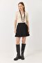 Women's Pleated Mini Skirt Black