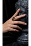 Bronze Jewelry Authentic Tiny Pearl Tulip Model Front Adjustable Vintage Women's Ring - 5