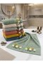 100% Cotton Luxury Punch Embroidered 2-Piece Hand and Face Towel Set 50X90 cm - 2