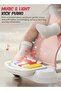 4-in-1 Baby Bouncer with Adjustable Recline, Musical Kick Piano, Toys & Feeding Tray | Foldable Pink - 2
