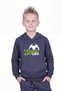 Kangaroo Pocket Hooded Printed Detailed Boys' Sweatshirt - 2