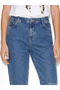 Lcwaikiki Classic Indigo Elastic Waist Straight Fit Women's Jean Trousers - 3
