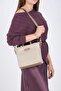 Sp1225-M206 Women Clutch Bag Beige - 6