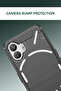 غطاء خلفي أسود اللون لهاتف Nothing Phone 2 - ذو ملمس مصقول - 2
