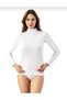 6226 Women's Long Sleeve High Neck Body Tank Top 10 Pieces - 2