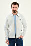 Striped Slim Fit Shirt Collar Yandan Pocketed Men's Coat Blue - 39662.26Y - 4