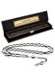 Men's Letter Tassel 6X9Mm Black and White Metal Prayer Beads - 2
