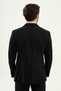Straight Slim Fit Mono Collar Trousers Belt Buckled Men's Suit Black - 45435.26Y - 5