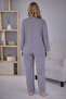 Women's 7122 Long Sleeve Buttoned Pajama Set - 2